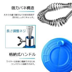パイプクリーナー ワイヤー ブラシ 回転式 5...の詳細画像3