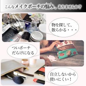 メイクボックス 鏡付き コスメ収納 大容量 持...の詳細画像2