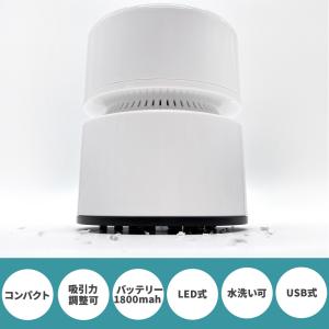 卓上クリーナー 充電式 掃除機 強力 コードレ...の詳細画像1