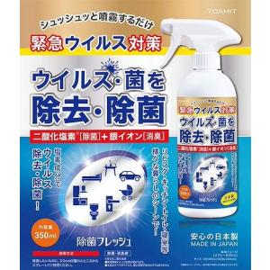 【ケース販売】　24個入り【東亜 TOAMIT】除菌フレッシュ　除菌消臭剤　スプレーボトル　350mL*24