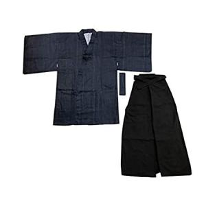 激安通販 江戸てん 侍 さむらい 袴 はかま コスチューム 日本未入荷の素晴らしい商品をご案内します 綿生地 よろけ縞紺 黒 Ll 仮装 コスプレ 野球 Makemycasa Com