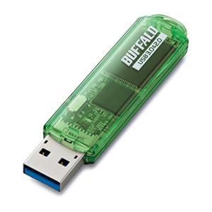 バッファロー BUFFALO USB3.0対応 USBメモリ スタンダードモデル 32GB グリーン RUF3-C32GA-GR｜onetoday