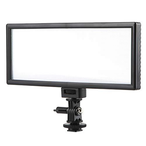 VILTROX L132T LEDビデオライト 撮影ライト 超薄型 写真撮影用補助灯 3300K-5...