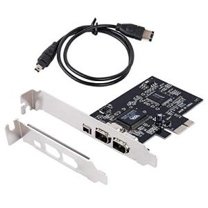 Windows 10用PCIe Firewireカード、IEEE 1394 PCI Expressアダプタコントローラ3ポート（2 x 6ピンおよび1｜ワントゥデイ