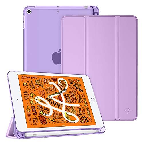 Fintie for iPad Mini 5 2019 ケース クリア 半透明 バックカバーAppl...