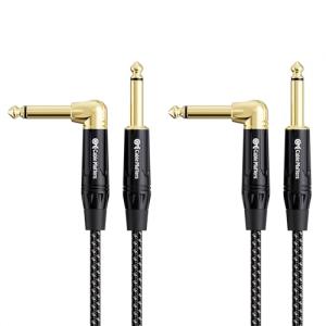 Cable Matters ギターケーブル ギター シールド 0.9m 2本セット 6.35mmモノラルプラグ 楽器用ケーブル TS ストレート to｜onetoday