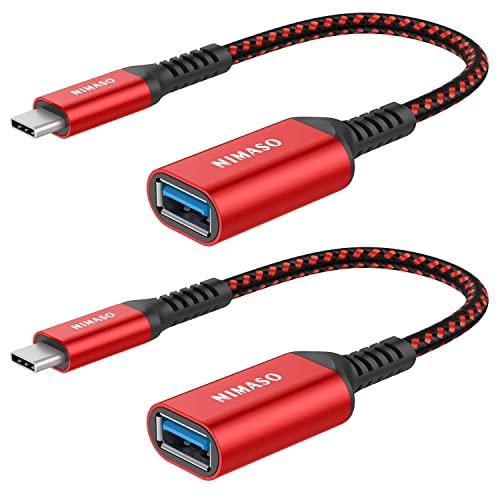 NIMASO USB C 変換 アダプタ (Type C - USB 3.0 メス) 20CM OT...