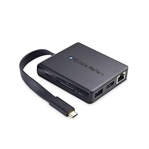 Cable Matters USB C ハブ 4K HDMI 80W PD給電 UHS-IIカードリ...