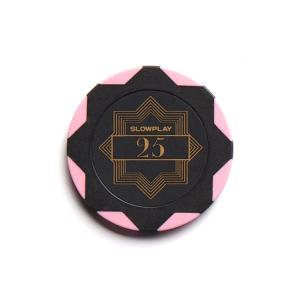 SLOWPLAY Nashクレイポーカーチップ 14g 重量感あるクレイチップ 40mm 大きめ 50枚入り $25｜onetoday