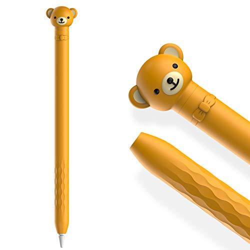 AhaStyle Apple Pencil 第１世代用ケース かわいい カートン 柔らかなシリコン材...