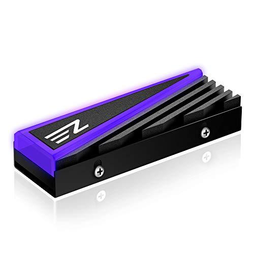 EZDIY-FAB 新しい12V RGB M.2 2280 NVMe SSD ヒートシンク、NVMe...