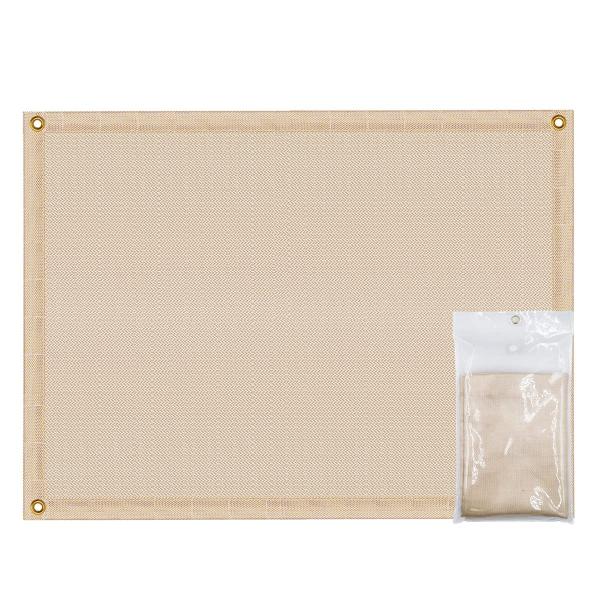 hiino kano 焚き火シート チクチクしない スパッタシート 第二世代 撥水機能付き 収納袋付...