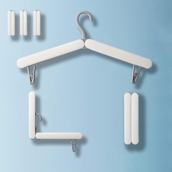 Aemore 旅行折りハンガー 【3個入り】 ータブル折りたたみハンガー ハンガーセット キャンプ ...