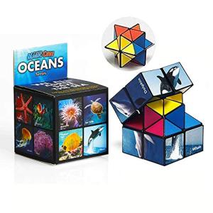 Infinity Cube Toys マジックスターキューブ ２in 1立体キューブ 折りたたみキューブ 無限キューブパズル 魔方 2 in 1セット