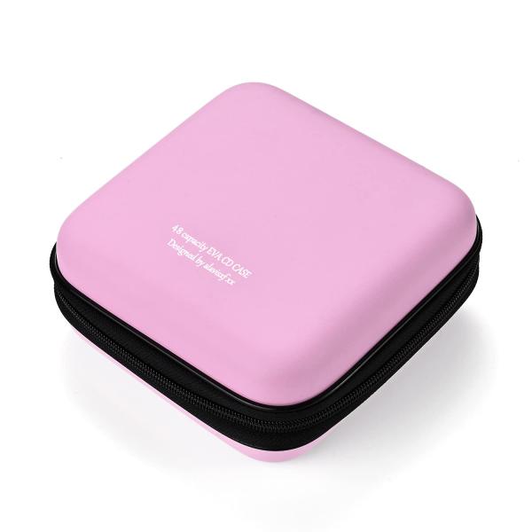 LIOVODE 48枚収納 CDケースポータブルEVA blu-ray ディスク収納ケース 大容量 ...
