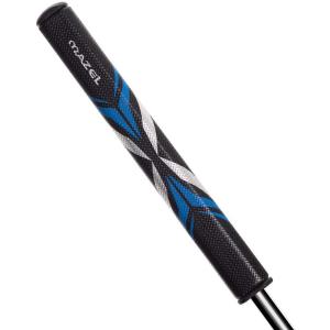 MAZEL (マゼル) ゴルフパターグリップ 滑り止め 超軽量 快適 ゴルフパター用グリップ (スタンダード(2.0), ブルー)