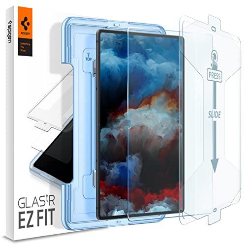 Spigen EZ Fit ガラスフィルム Galaxy Tab S8 Ultra 用 貼り付けキッ...