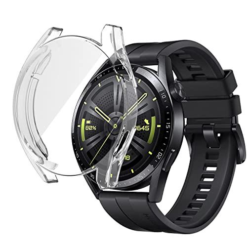 [2 Pack] Haotop ケース Compatible for Huawei Watch GT...