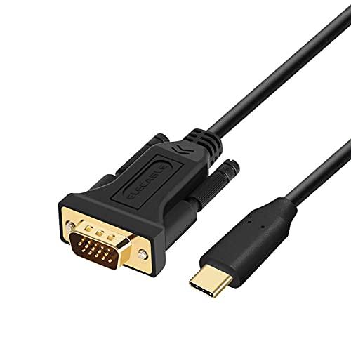 USB C - VGAケーブル 1.5m Type C/ThunderboltからVGAへの変換コー...