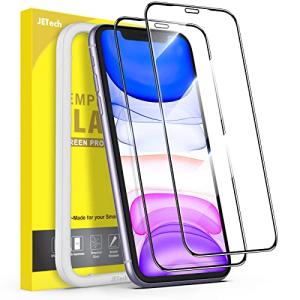 JEDirect iPhone 11/iPhone XR 三倍強化ガラスフィルム(6.1インチ用) ...