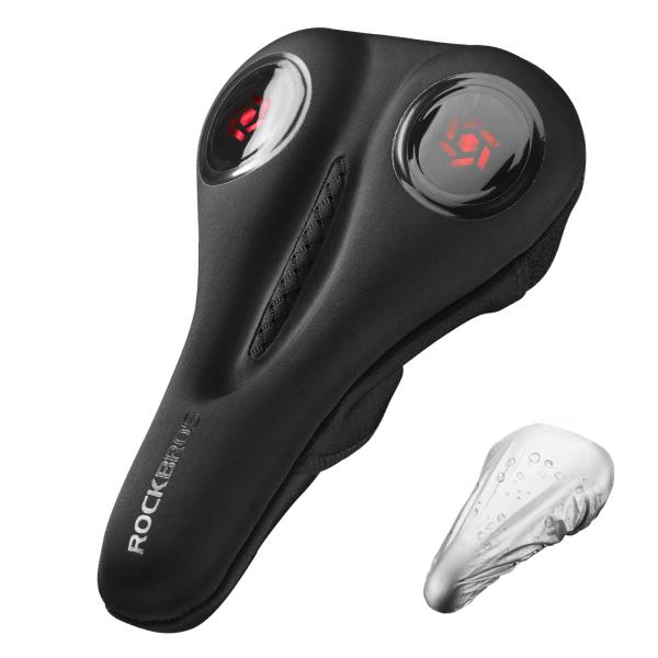 ROCKBROS 自転車 サドルカバー 低反発クッション 全くズレない 超肉厚 お尻が痛くない GE...