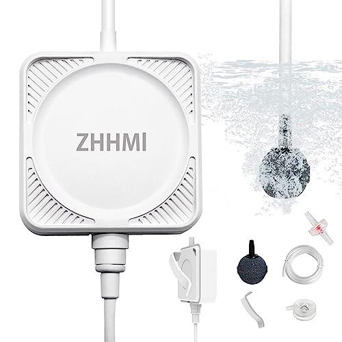 ZHHMl 水槽エアーポンプ 小型エアーポンプ 0.3L / Min空気の排出量 空気ポンプ 低騒音...