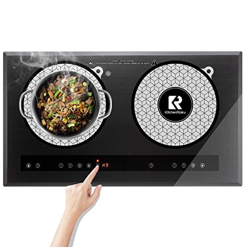 KR KITCHENRAKU ihマット ihクッキングヒーターマット 滑り止め ストーブ傷防止保護...