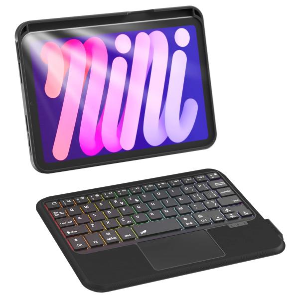 ipad mini6 キーボード付きケース 第6世代 8.3インチ対応 トラックパッド付き ipad...