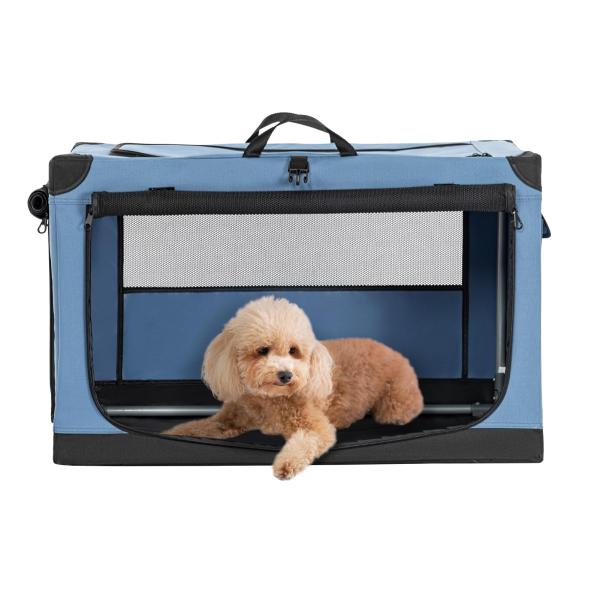 Petsfit ソフトクレート ペットケージ 犬用クレート 中型ペット 折り畳み ペットハウス 猫犬...