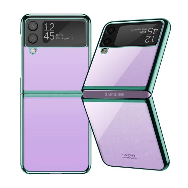 Galaxy Z Flip4 用 ケース クリア SCG17/SC-54C カバー 折り畳み 透明 ...
