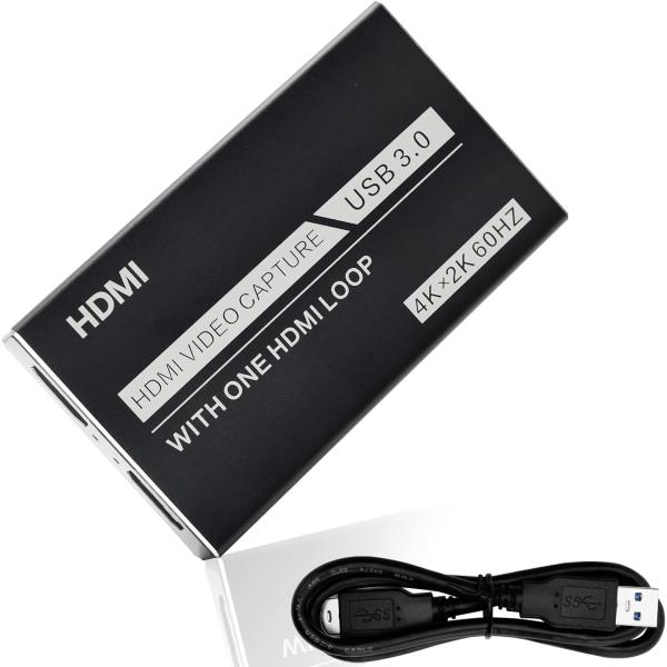 BotthHealth 4K HDMI キャプチャーボード ビデオ ゲームキャプチャー USB3.0...