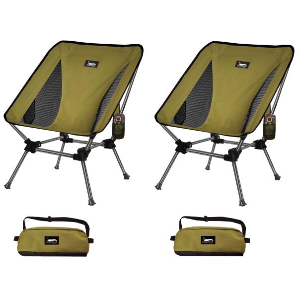DesertFox アウトドアチェア 2WAY キャンプ 椅子 ローチェア グランドチェア 軽量 【...