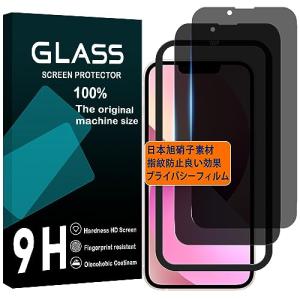 対応 iPhone 15 pro Max ガラスフィルム 覗き見防止+ カメラフィルム 2