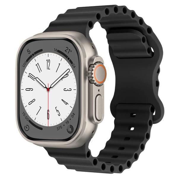 QLTYPRI コンパチブル Apple Watch オーシャンバンド 49mm 45mm 44mm...