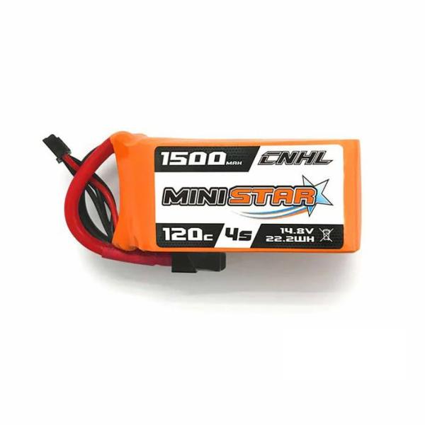 CNHL MiniStar 1500mAh 14.8V 4S 120Cリポバッテリー XT60コネク...