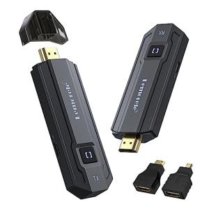 ワイヤレス HDMI 送受信機 セット 小型 50M 【2024新版 Mini送受信機 セット】1080P 50m転送範囲と66ms超低遅延無線 hd｜onetoday