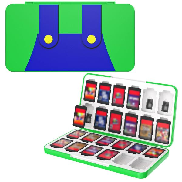 Switch ソフトケース 24枚収納 ATiC ゲームカード収納ボックス ソフト&amp;Micro SD...