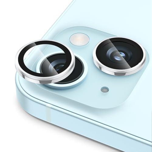 Podick カメラフィルム iPhone 15 /15 Plus 用 カメラカバー 9H強化ガラス...