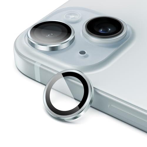 JEDirect カメラレンズフィルム iPhone 15 6.1インチ/iPhone 15 Plu...