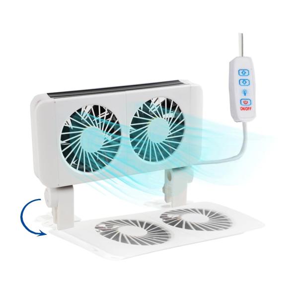 QOSEREN 水槽 冷却ファン コントローラー式 水槽 ファン 冷却 9段階風量調節 水槽 クーラ...