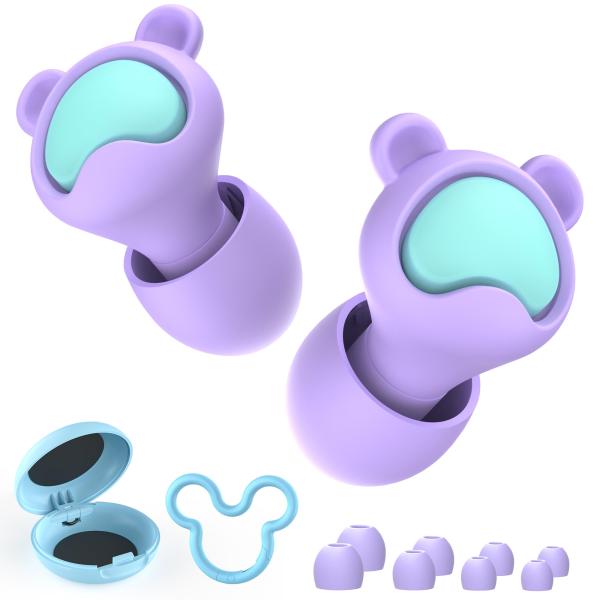 Quietide 子供用耳栓（6 〜12歳用）ライブ用耳栓 子供 可愛い子供耳栓 コンサートやフェス...