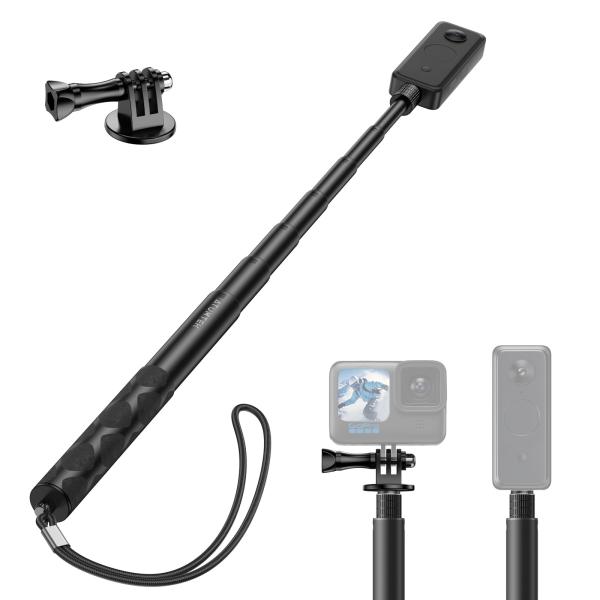 ATUMTEK Insta360 用 130cm 見えない自撮り棒 (X3/GO 2/ONE X2/...