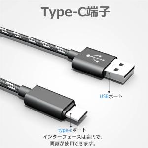 Type-C 充電ケーブル 2m 2本セット ...の詳細画像2