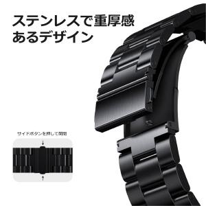 スマートウォッチ 金属 交換バンド ステンレス...の詳細画像2