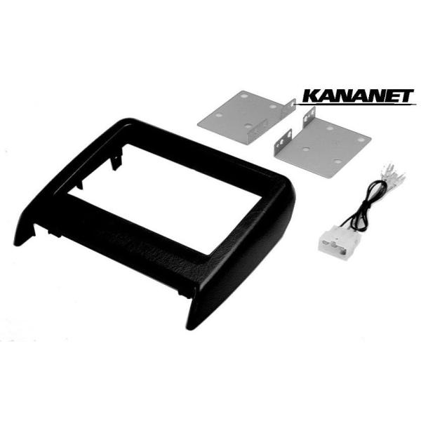 【KANANET カナネット】UA-D44D ダイハツ車用2DINサイズ取付キット（ミラ H2/3〜...