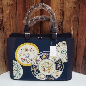 岡重 OKAJIMA ハンドバッグ 大きめサイズ トートバッグ ファスナー