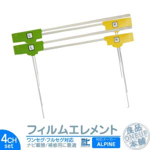 X9V EX8V EX9V 他対応 地デジ 4ch フィルム テレビアンテナ