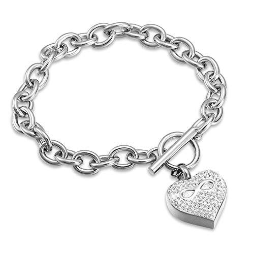【並行輸入品】Crystal Infinty ハートメモリアル 遺灰記念品 遺灰用ジュエリー 骨壺ペ...