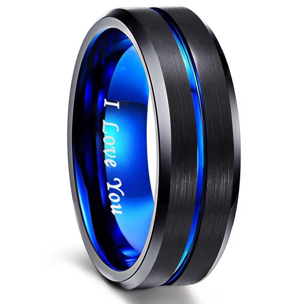 【並行輸入品】Greenpod メンズ タングステンリング 結婚指輪 6mm 8mm 10mm I ...