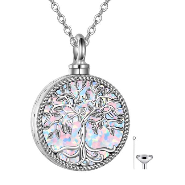 【並行輸入品】ONEFINITY 遺灰ネックレス 925スターリングシルバー 生命の樹 遺灰ジュエリ...